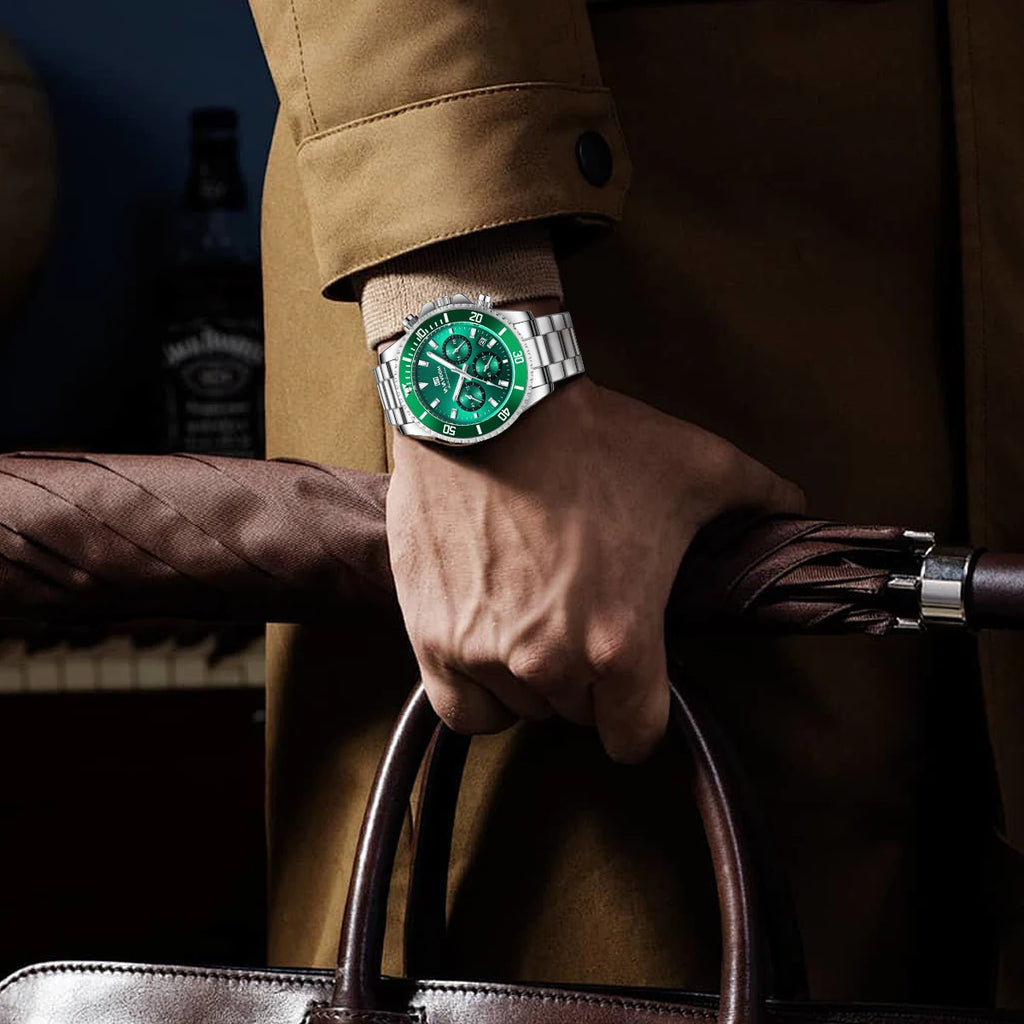 Multifunctional Men Quartz Watch Luxury Water Night