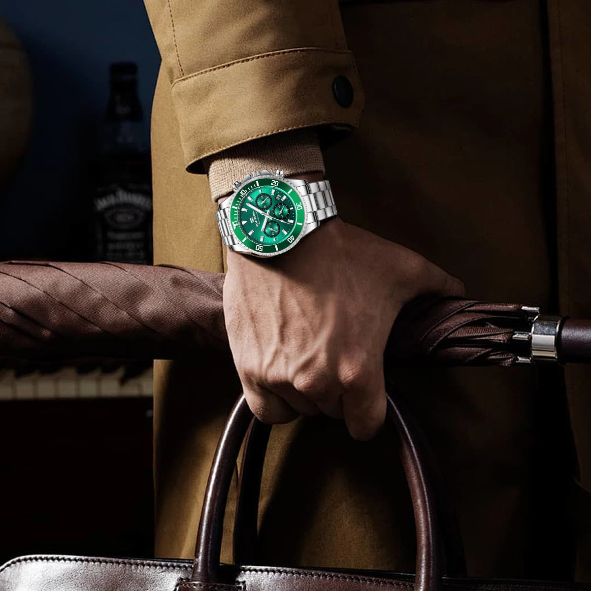 Multifunctional Men Quartz Watch Luxury Water Night