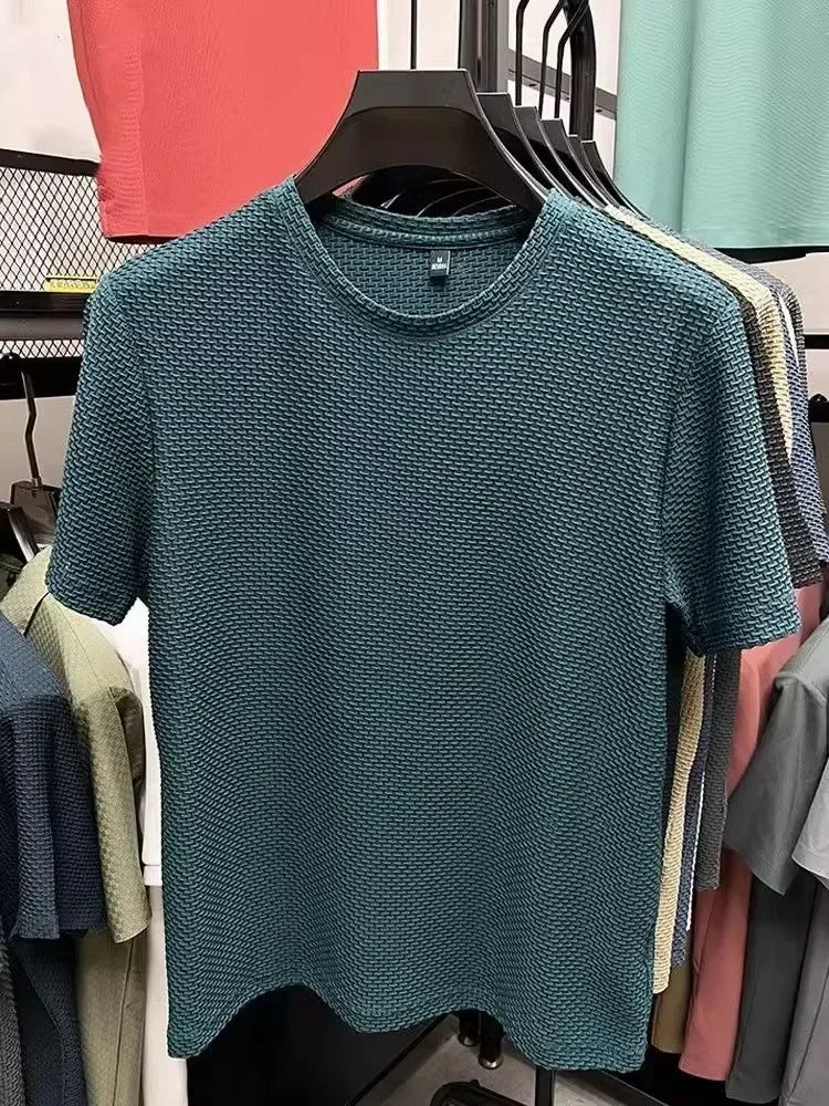 T-shirt Casual Versatile Summer Elastic Slimming Top