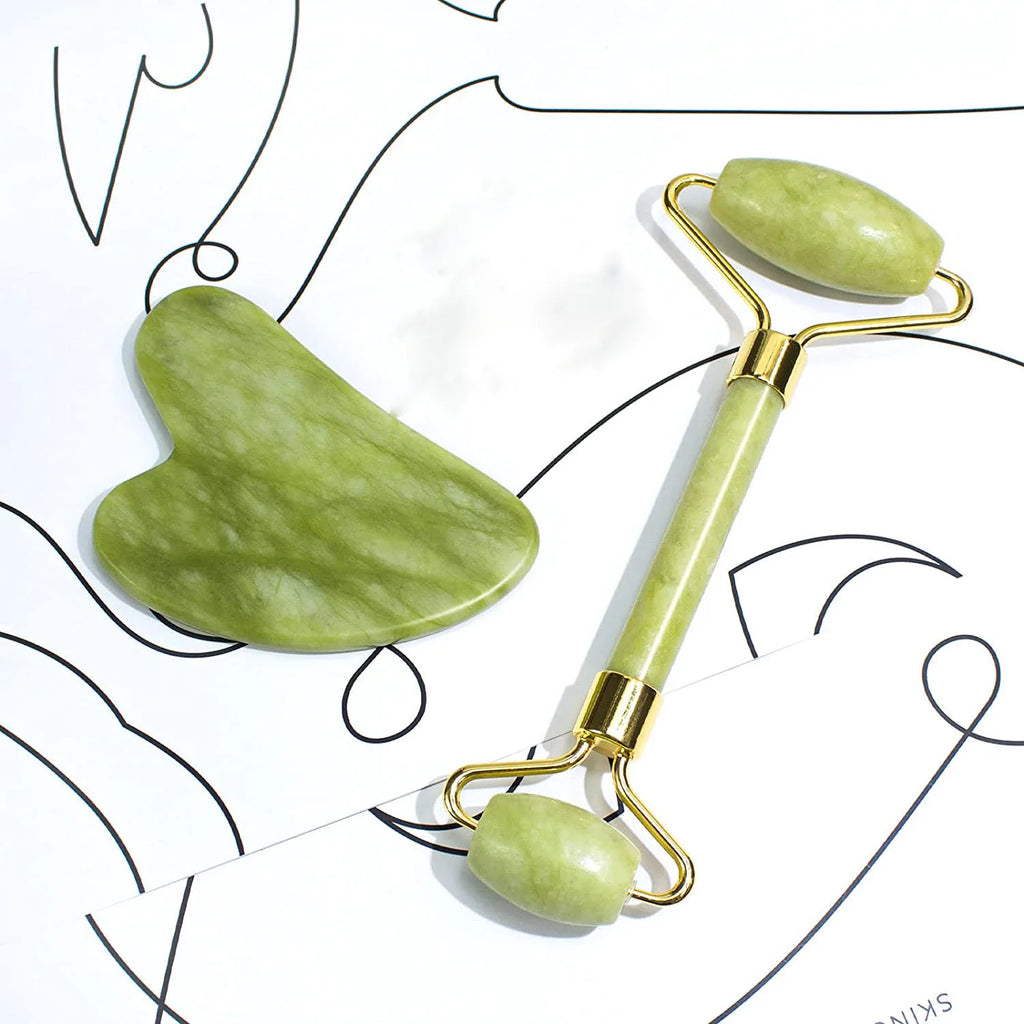 2PCS Gua Sha Natural Stone Gowoman