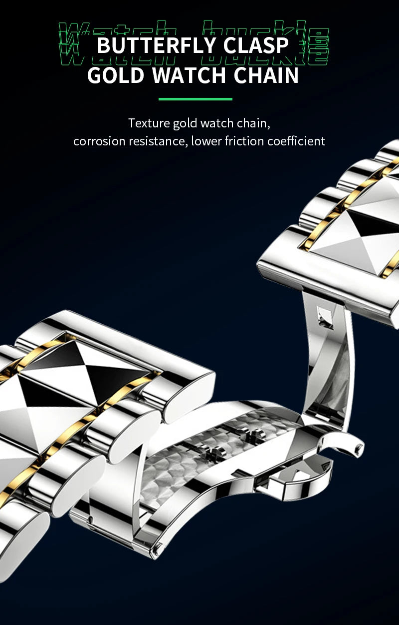 Men Watch Water Diamond Luxury Night