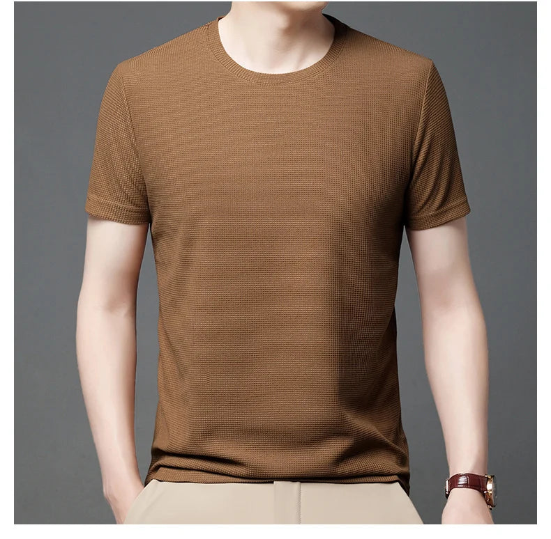 top cotton T-shirt daily short sleeved