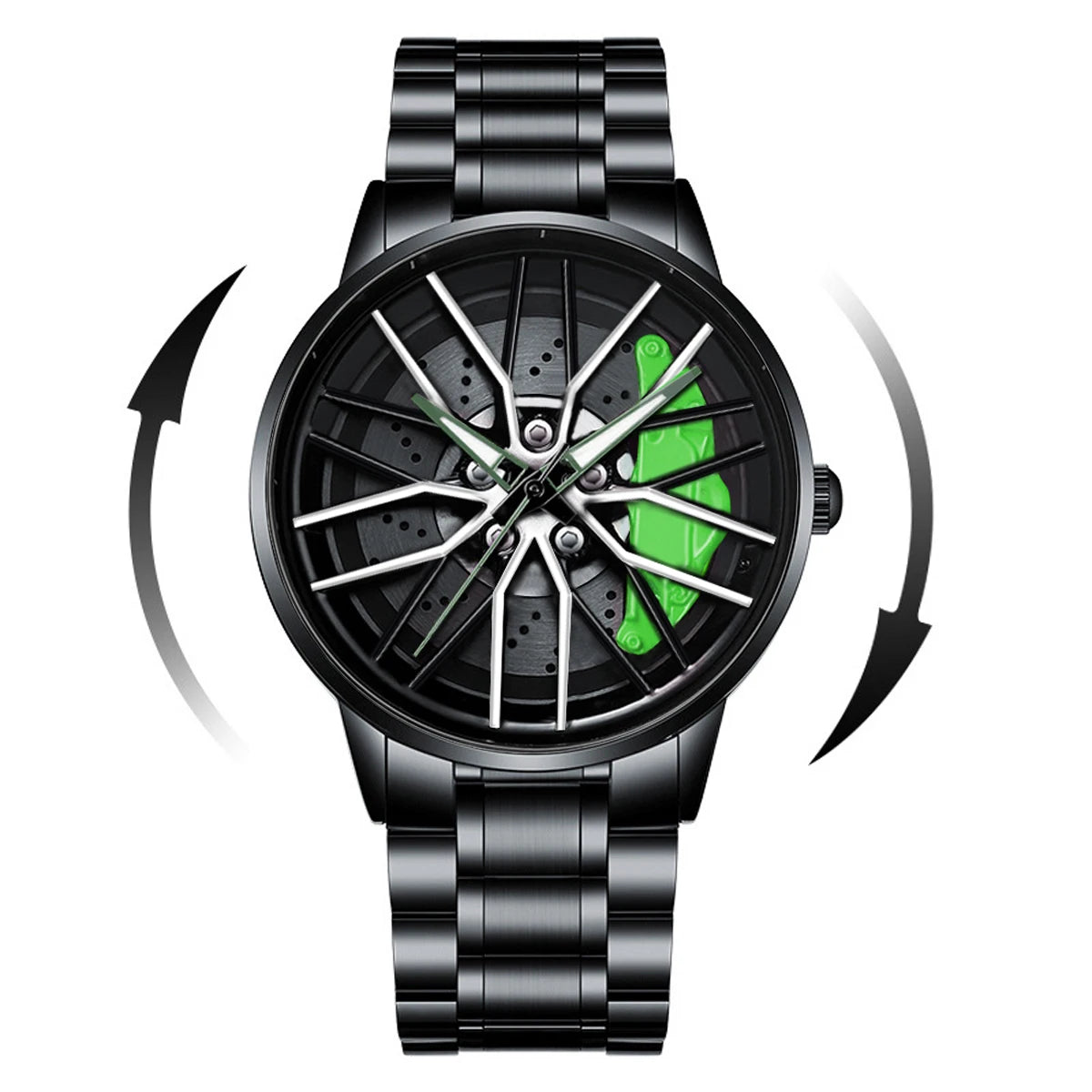Men's Watch Rotating Dial Car Clock