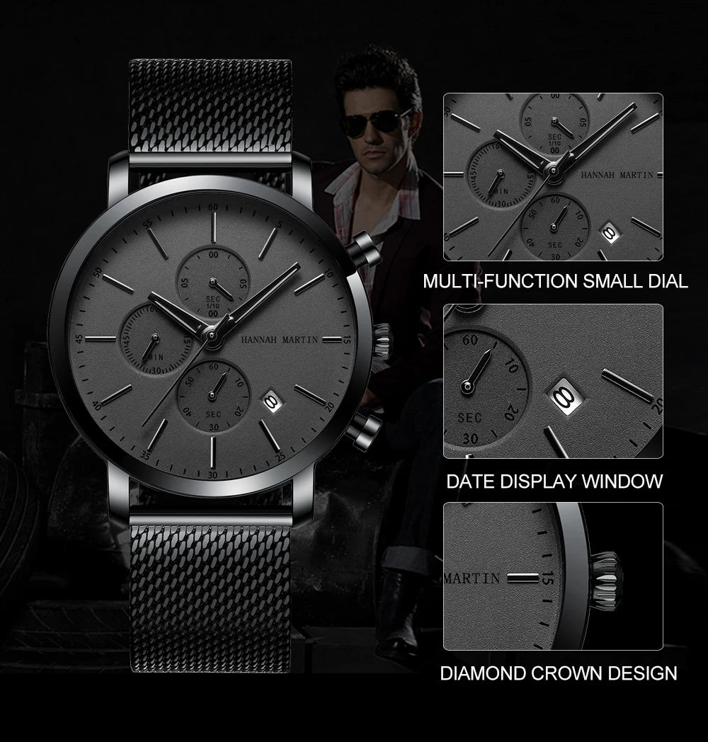 Men Watch Brand Business Style