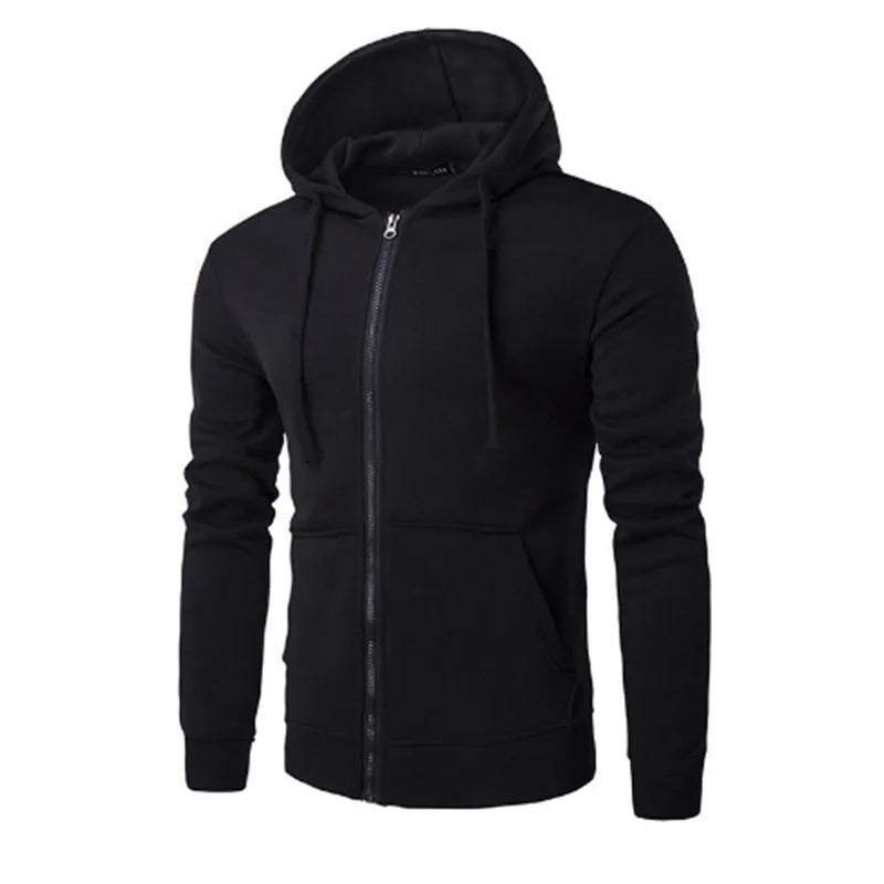 Hoodies Sweatshirt Slim Fit Male Clothing
