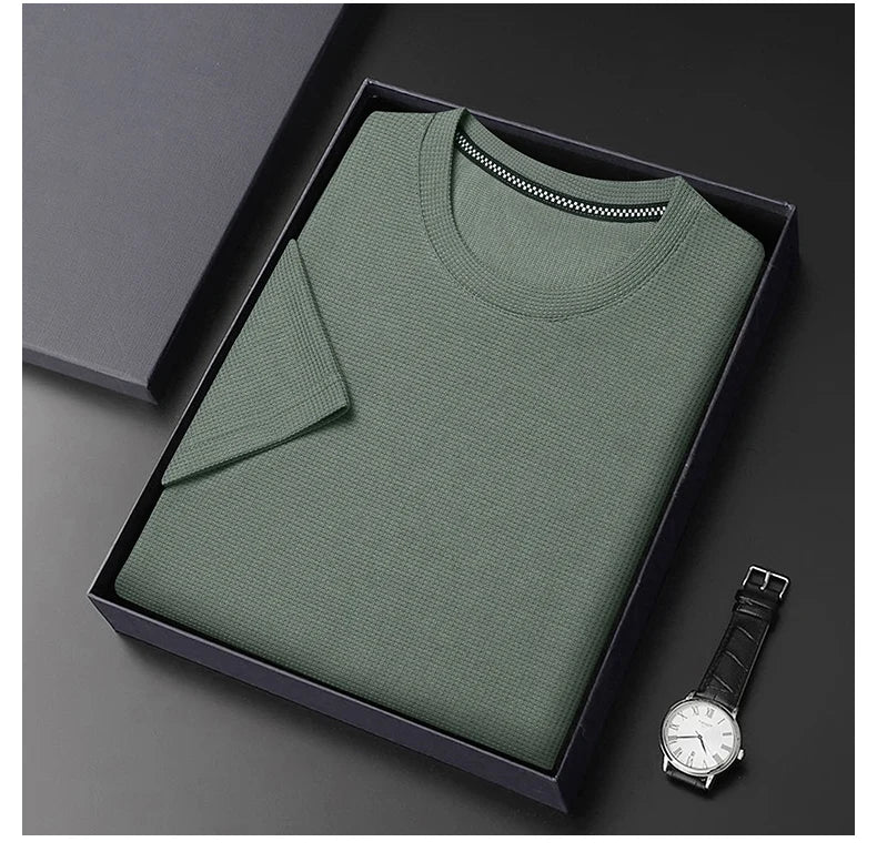 top cotton T-shirt daily short sleeved