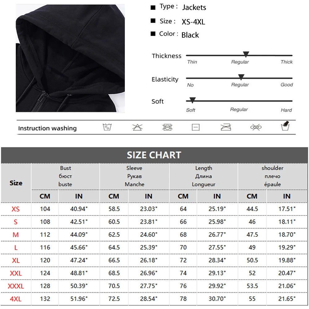 Autumn Men Jacket Hoodie Sweatshirts