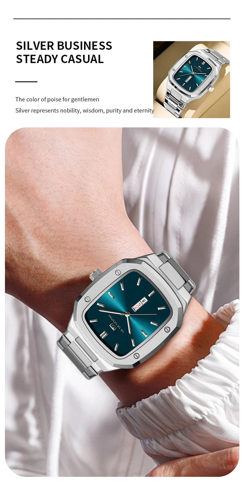Men Watch Gold 3Bar
