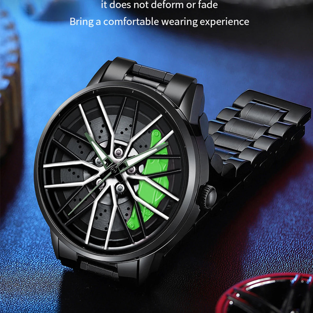 Men's Watch Rotating Dial Car Clock