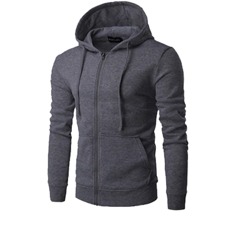 Hoodies Sweatshirt Slim Fit Male Clothing