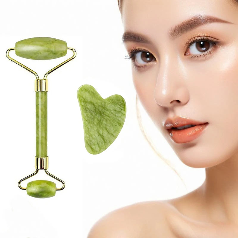 2PCS Gua Sha Natural Stone Gowoman