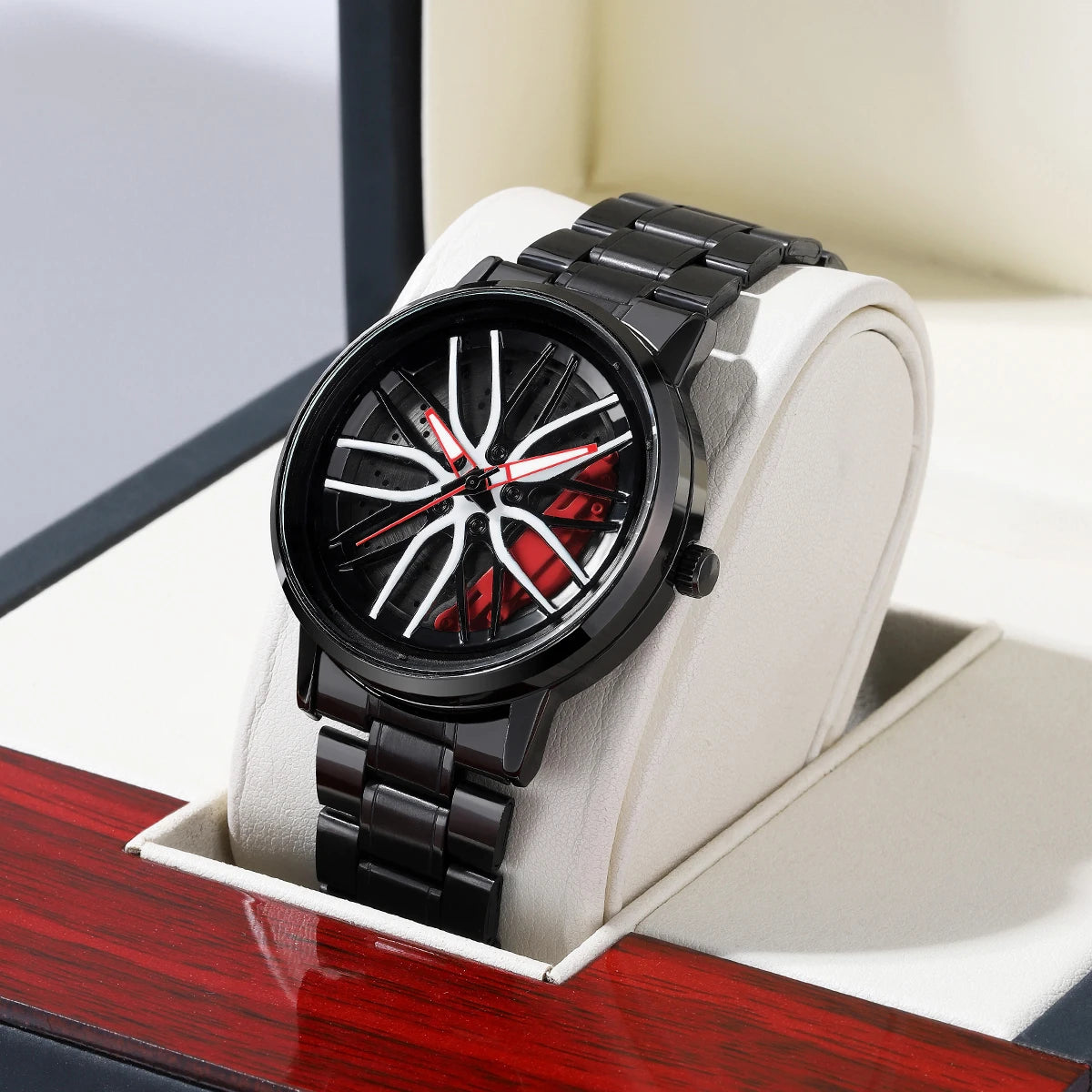 Men's Watch Rotating Dial Car Clock