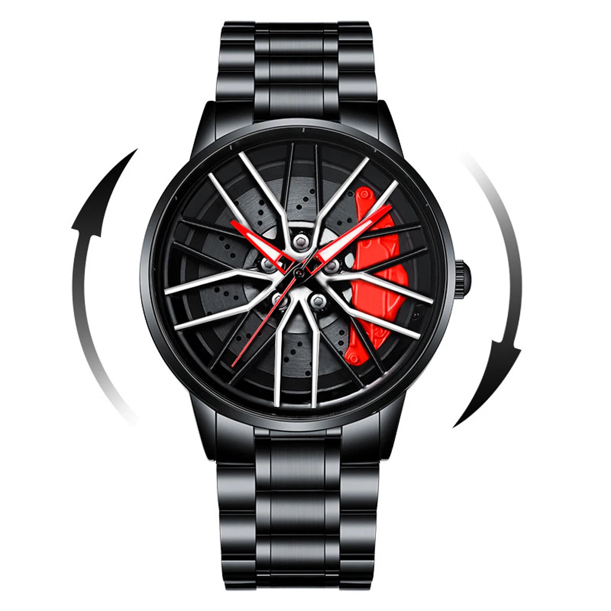 Men's Watch Rotating Dial Car Clock