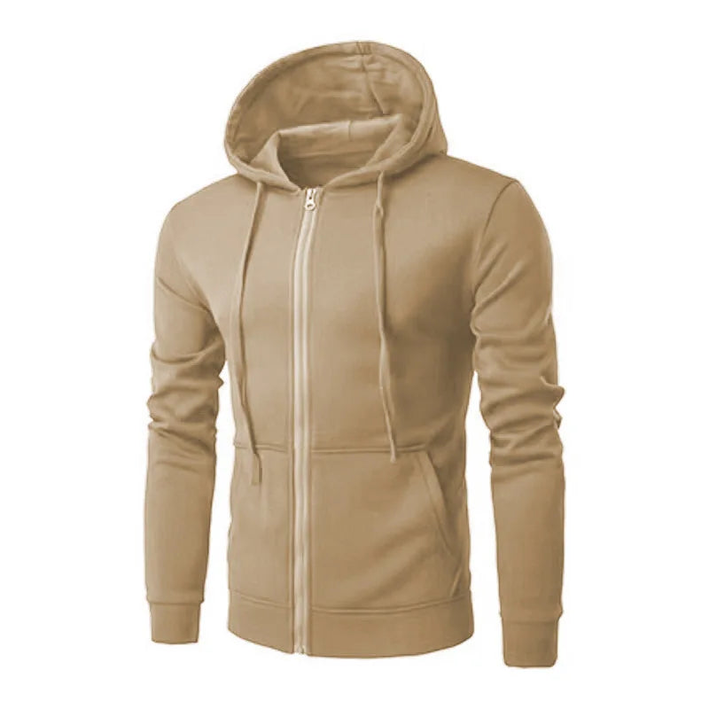 Hoodies Sweatshirt Slim Fit Male Clothing