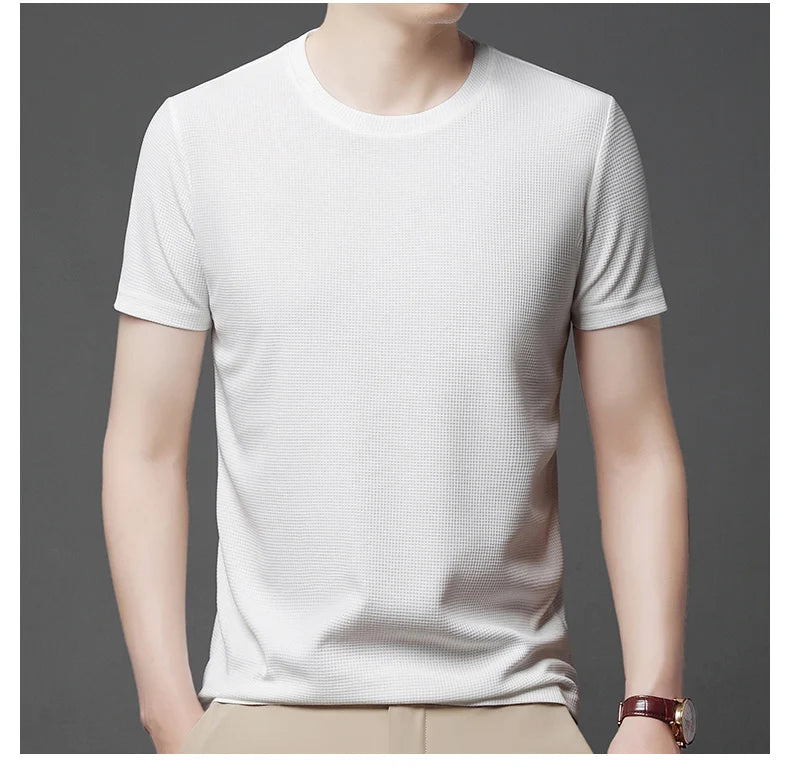 top cotton T-shirt daily short sleeved