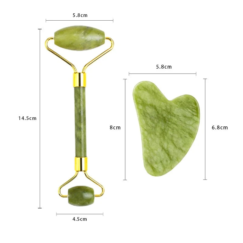 2PCS Gua Sha Natural Stone Gowoman