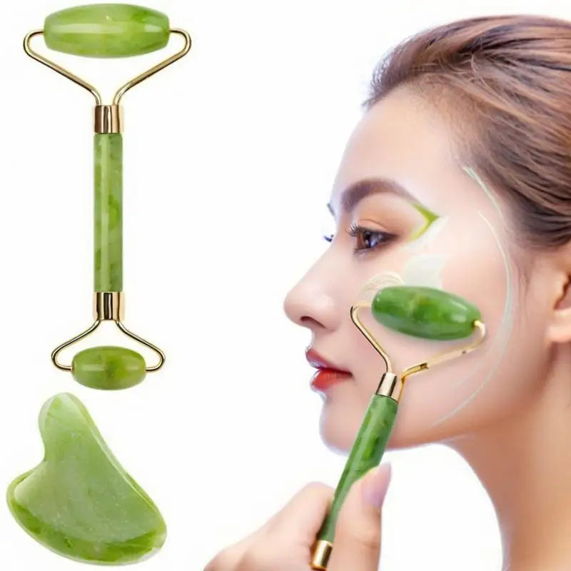 2PCS Gua Sha Natural Stone Gowoman