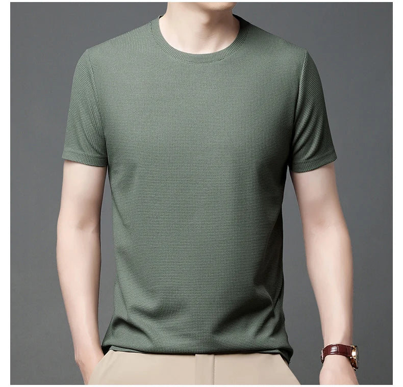 top cotton T-shirt daily short sleeved