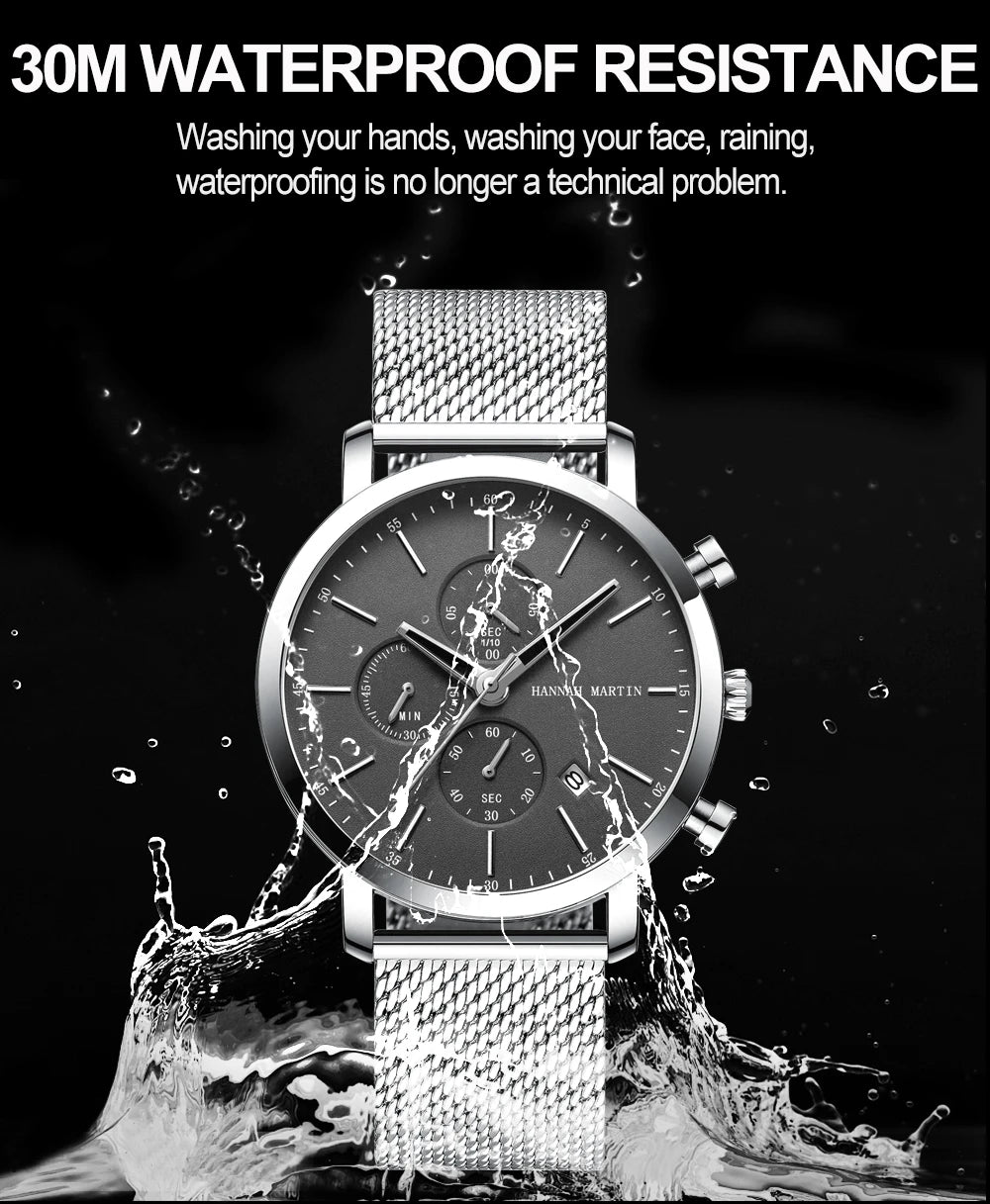Men Watch Brand Business Style
