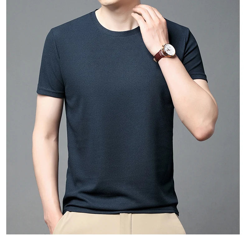 top cotton T-shirt daily short sleeved