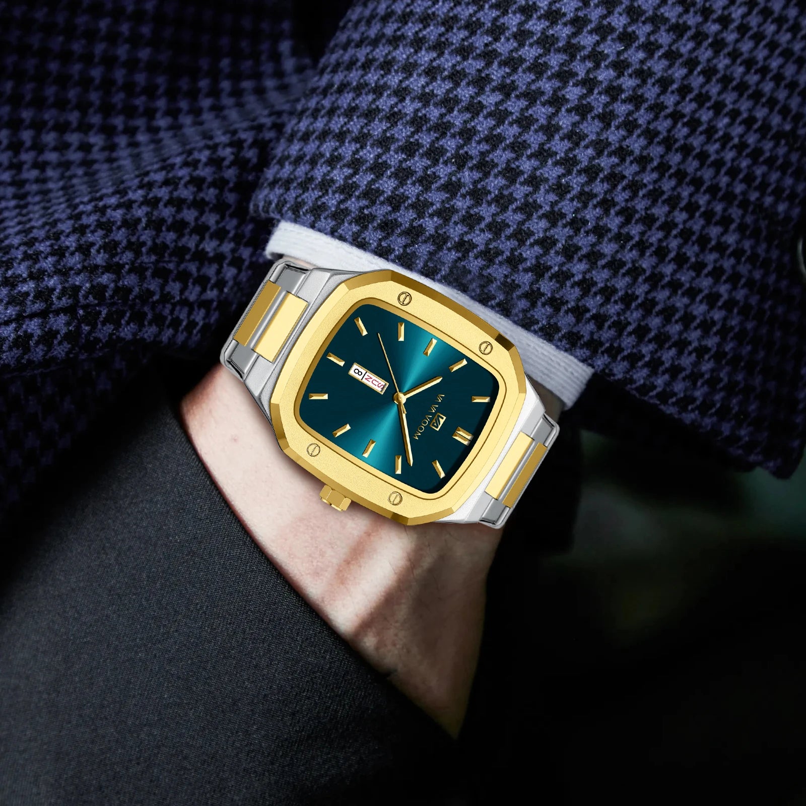 Men Watch Gold 3Bar