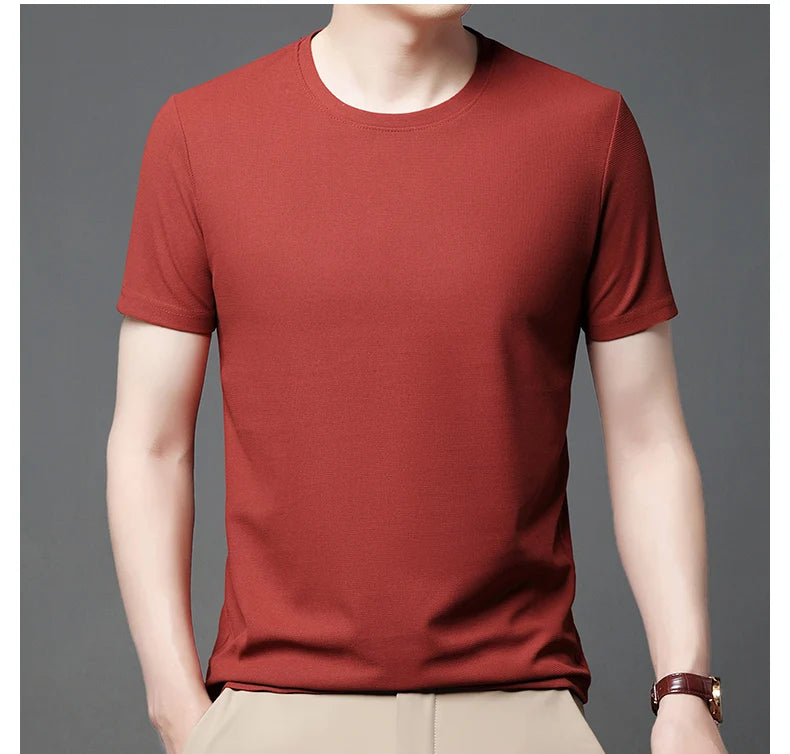 top cotton T-shirt daily short sleeved