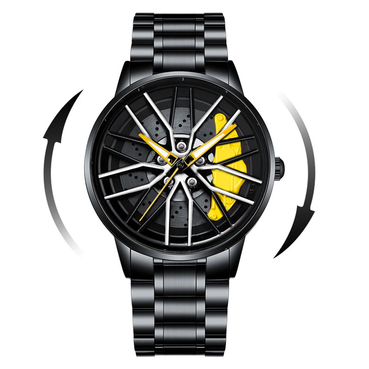 Men's Watch Rotating Dial Car Clock