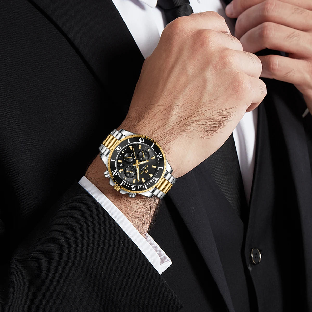 Multifunctional Men Quartz Watch Luxury Water Night