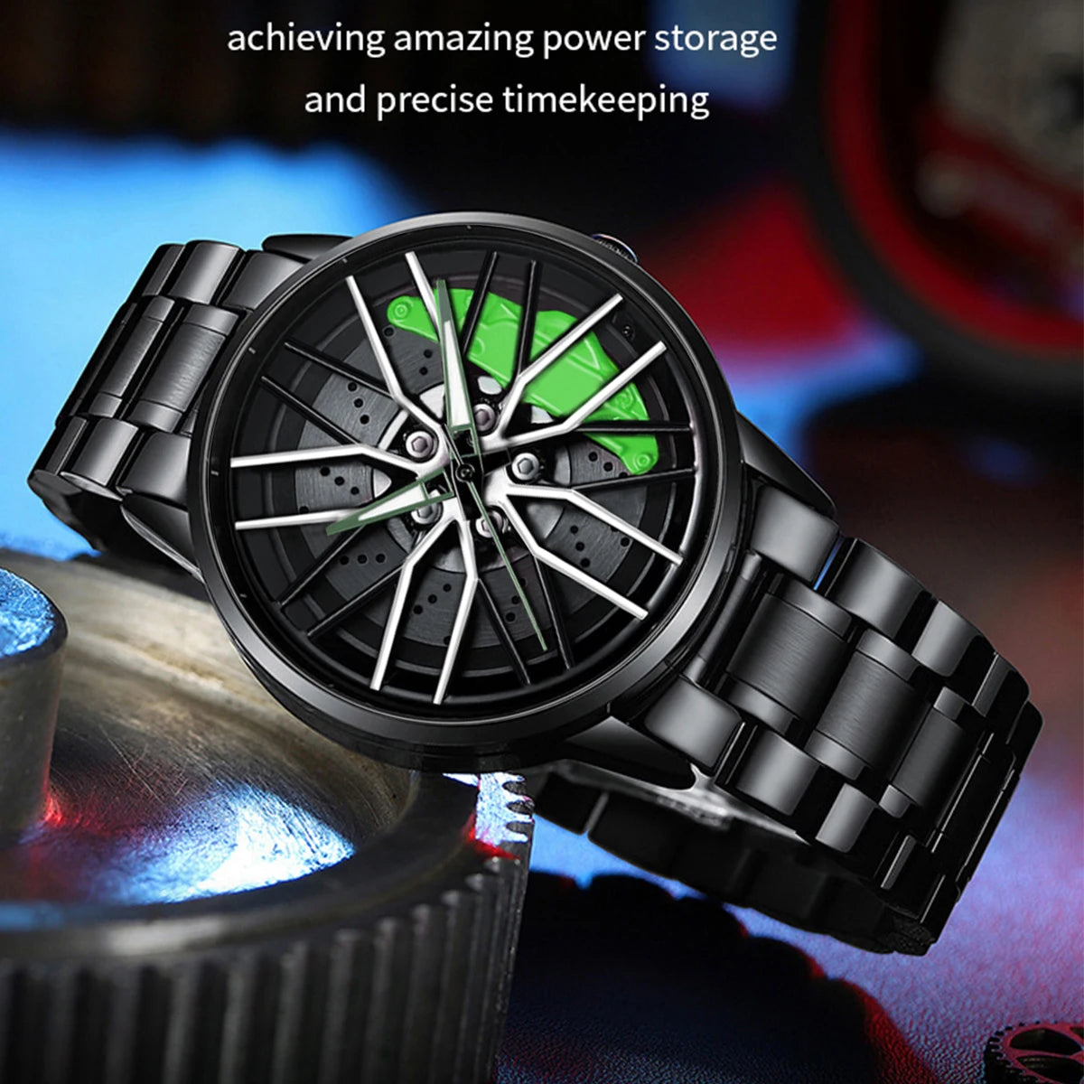 Men's Watch Rotating Dial Car Clock