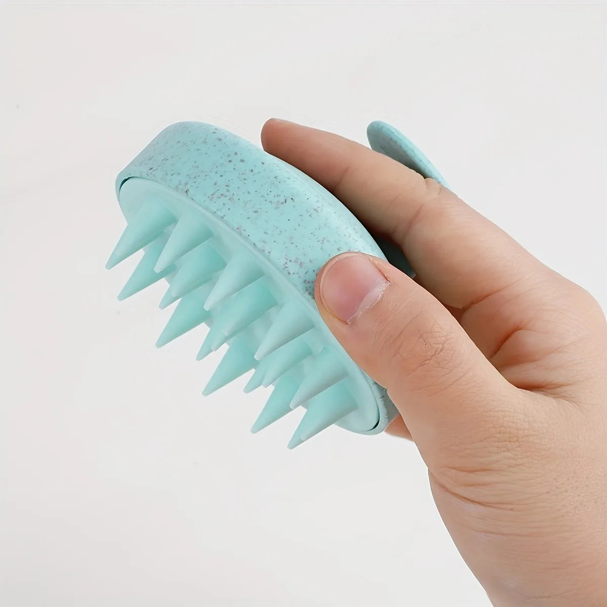 2-in-1 Silicone Scalp Massager & Shampoo Brush