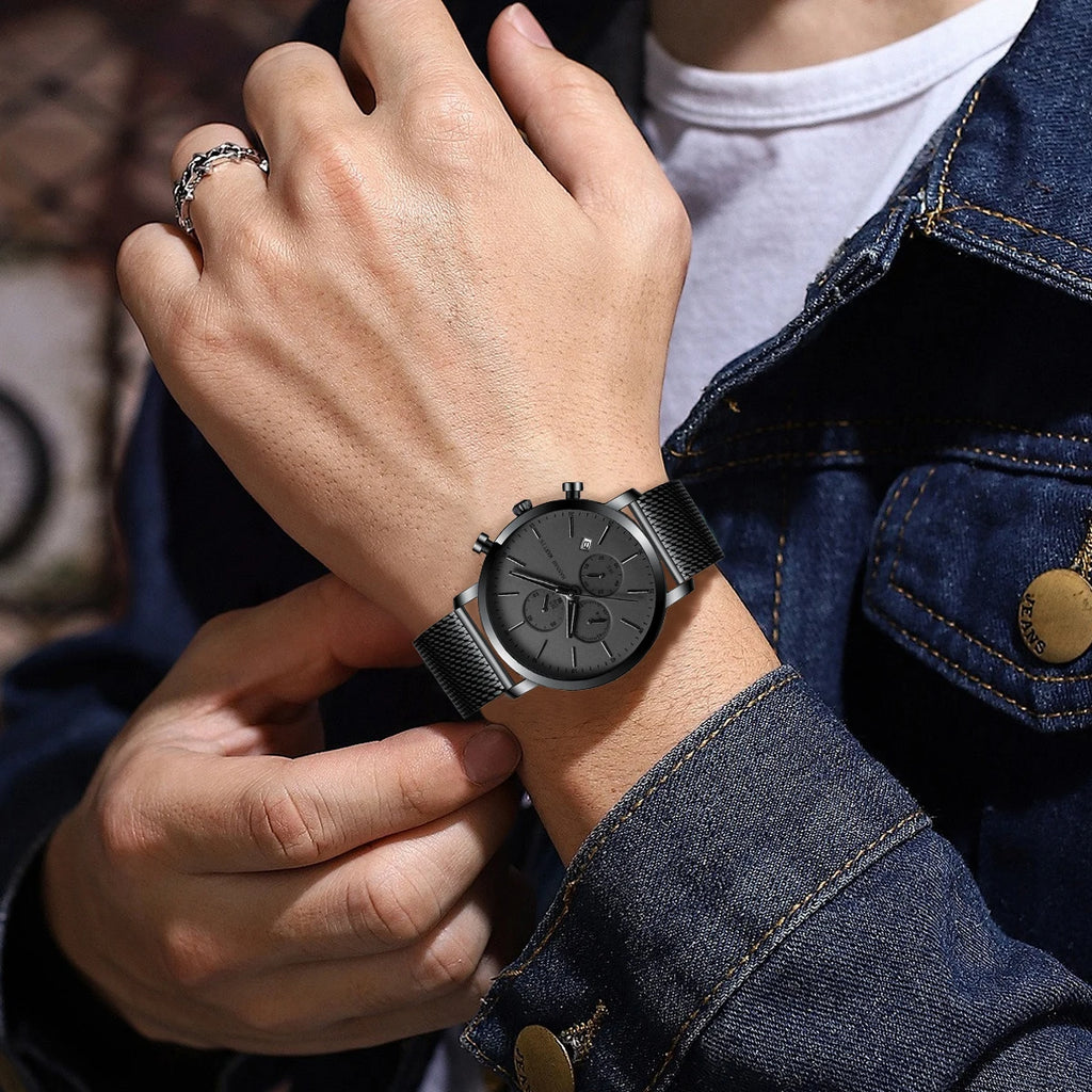 Men Watch Brand Business Style
