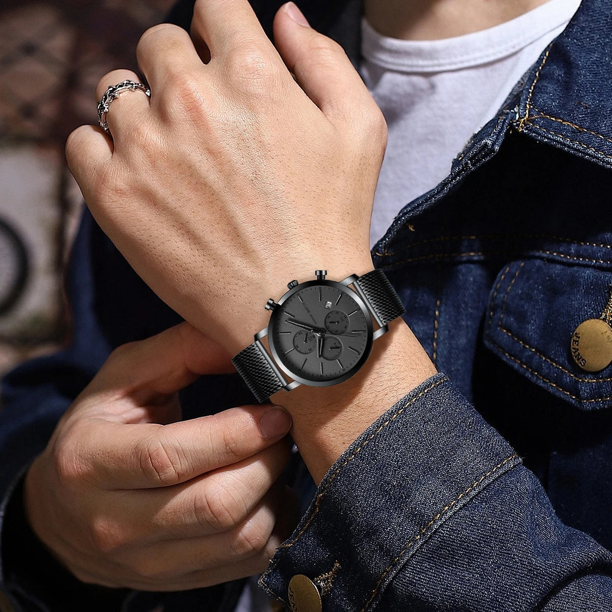 Men Watch Brand Business Style