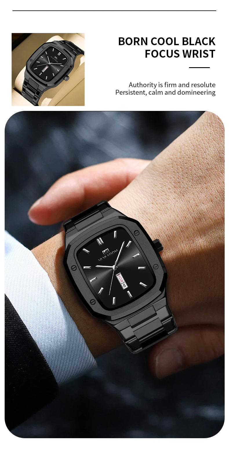Men Watch Gold 3Bar